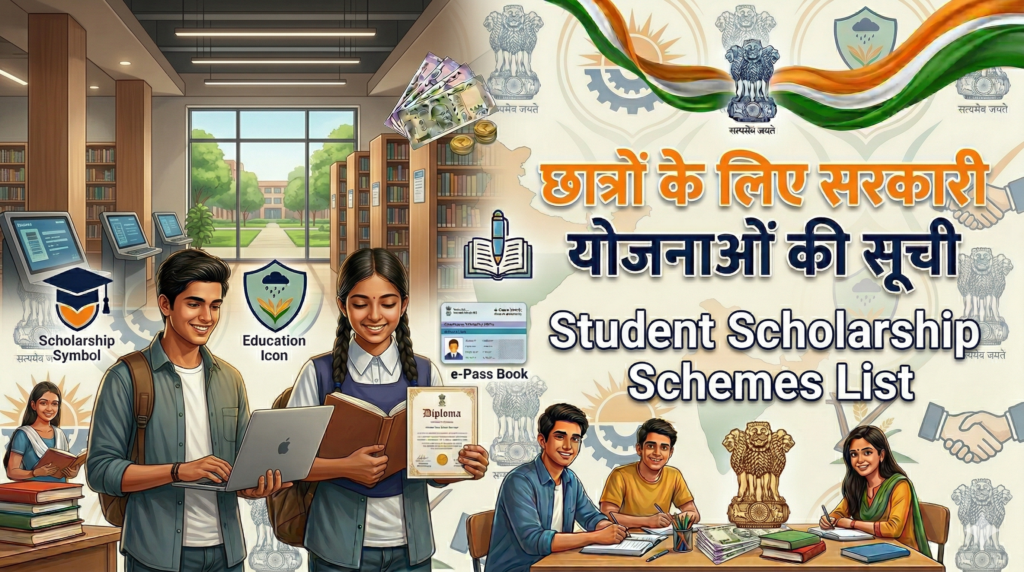 छात्रों के लिए सरकारी योजनाओं की सूची 2026